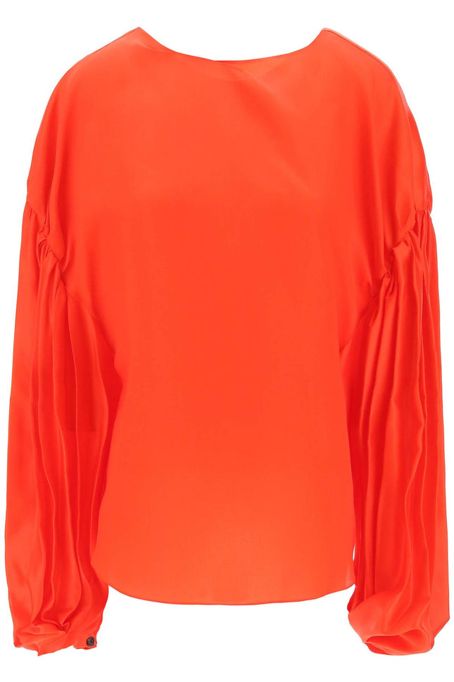 "Quico Blouse With Puffed Sleeves - Red