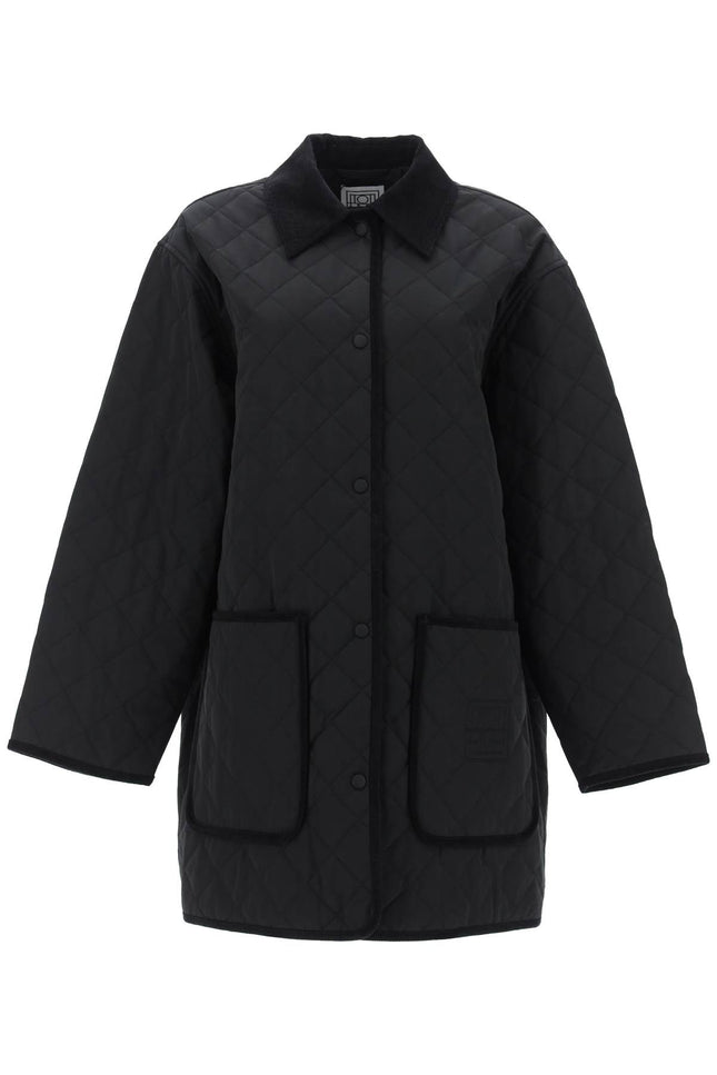 Quilted Barn Jacket - Black