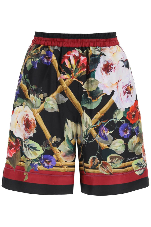 Rose Garden Pajama Shorts - Multicolor