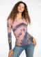 Bonsai Second Skin Raw Edge Top-AMB Designs-Pink-Urbanheer