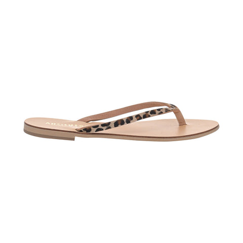 Ancientoo Flip Flops Apate-Flip Flops-Ancientoo-LEOPARD/NUDE-US 6 / EU 37-Urbanheer