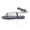Ancientoo Gladiator Lito Cord-Sandals-Ancientoo-BLACK / BLACK-US 5.5 / EU 36-Urbanheer