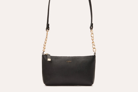 Two Chain Crossbody-Kiko-Black-Urbanheer