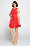 Ribbon Tie Lace Flare Dress.-Chocolate USA-S-Urbanheer
