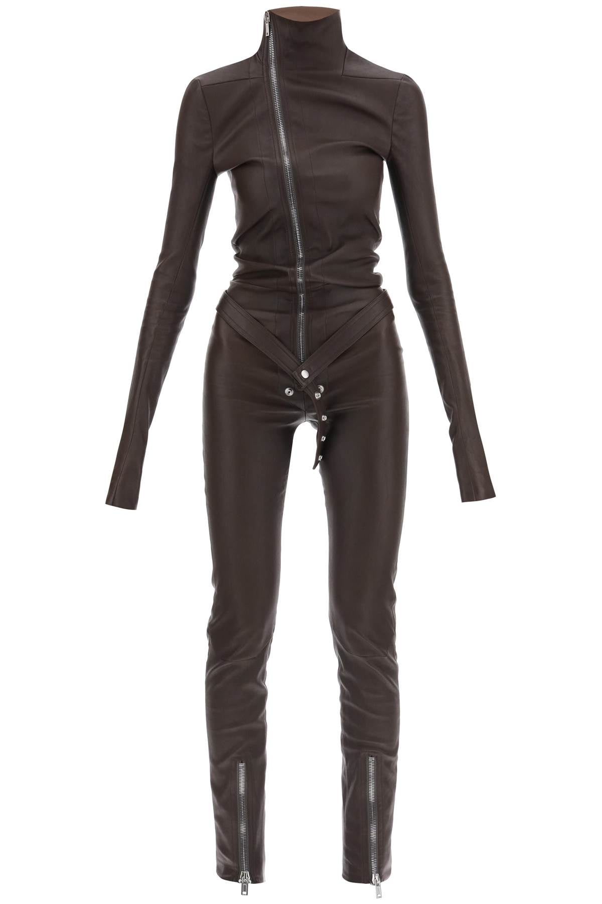 トップス rick owens jumpsuit Rick Owens Jumpsuit In Leather – Urbanheer