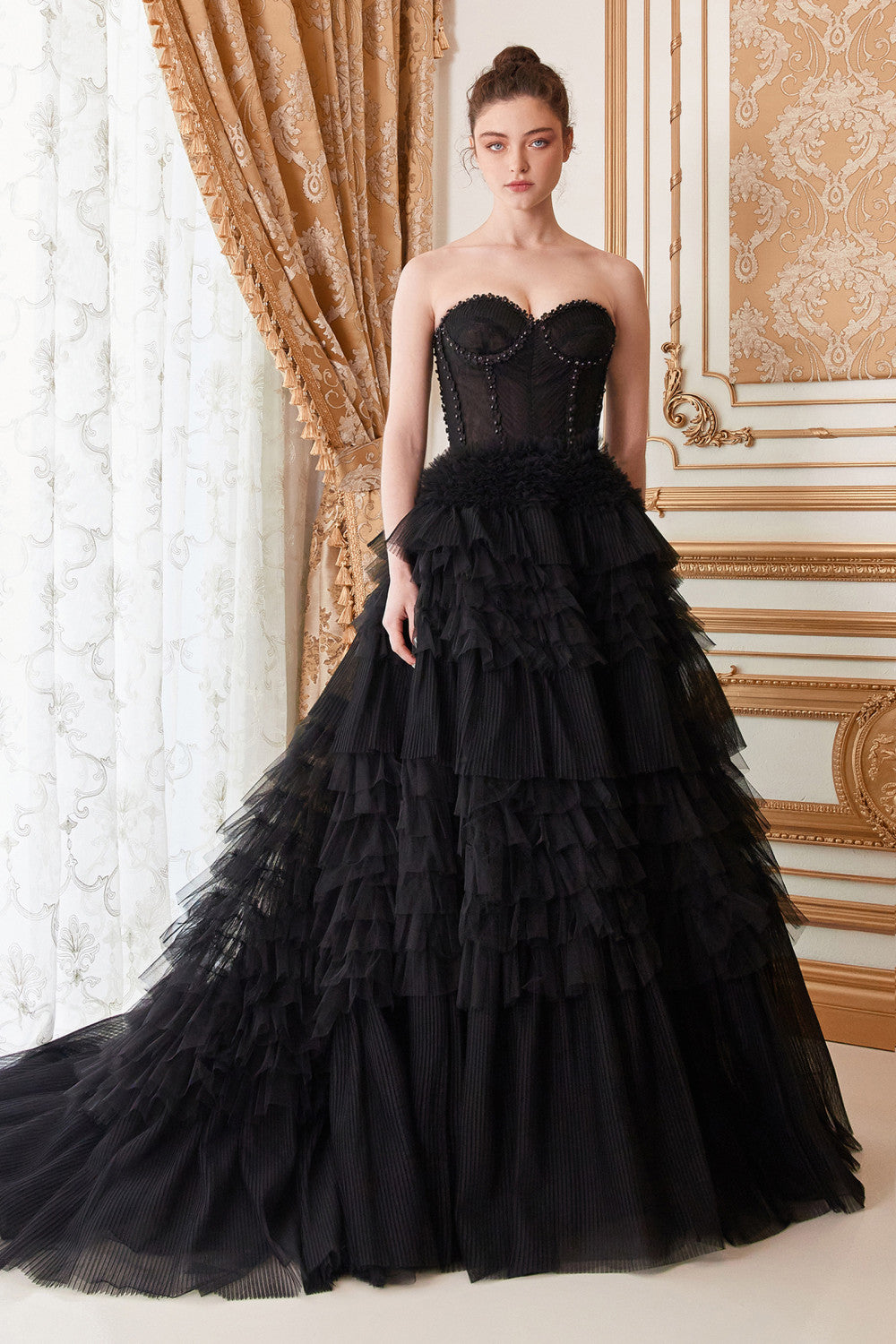 Corset Princessa Tulle Long Ball Dress Urbanheer Corset Princessa Tulle Long Ball Dress Urbanheer