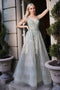 Gemma Jewel Beaded Ball Gown-Evening-Tux-USA-6-Sage-Urbanheer