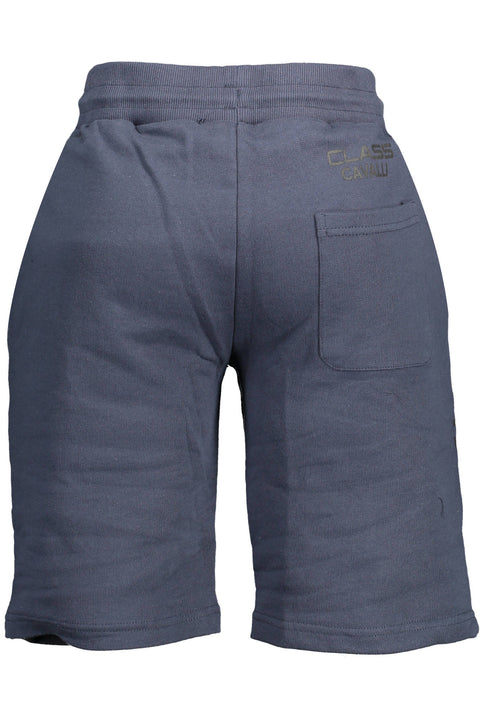 CAVALLI CLASS BLUE MEN'S BERMUDA TROUSERS-CAVALLI CLASS-BLUE-S-Urbanheer