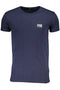 Cavalli Class Men'S Short Sleeved T-Shirt Blue-T-Shirt-CAVALLI CLASS-BLUE-S-Urbanheer