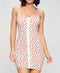 FLORAL PRINT Dress.-Chocolate USA-S-Urbanheer