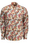 HARMONT & BLAINE MEN'S BEIGE LONG SLEEVE SHIRT-HARMONT & BLAINE-BEIGE-M-Urbanheer