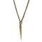Lo3707 - Antique Copper Brass Chain Pendant With No Stone-Alamode-16"+3"-Urbanheer