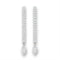 S411207 - Rhodium 925 Sterling Silver Earrings With Aaa Grade Cz In Clear-Alamode-Urbanheer