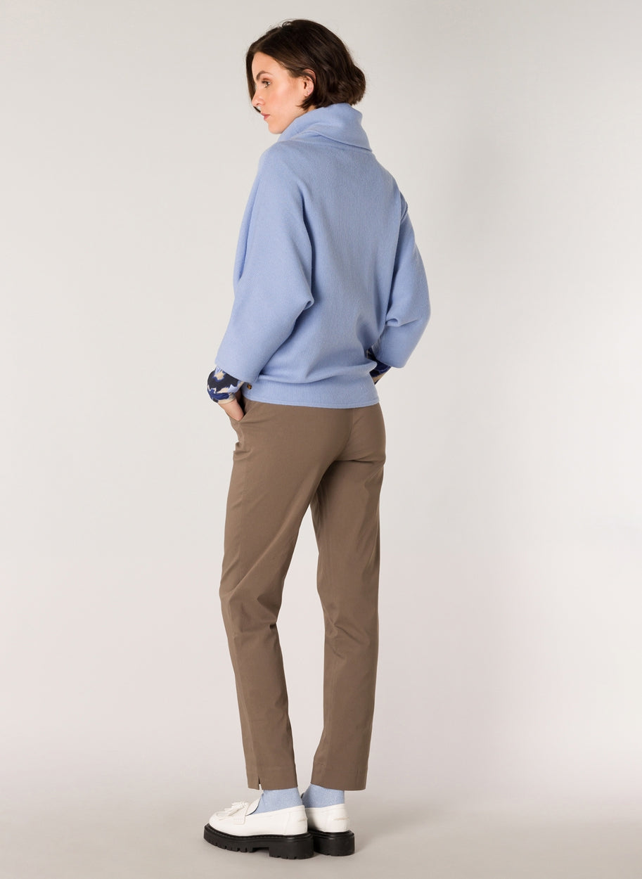 Sapna Knitted Jumper-Jumpers-Yest-Cornflower Blue-4-Urbanheer