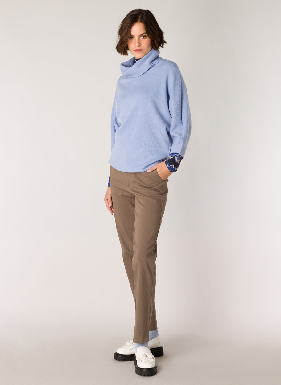 Sapna Knitted Jumper-Jumpers-Yest-Cornflower Blue-4-Urbanheer