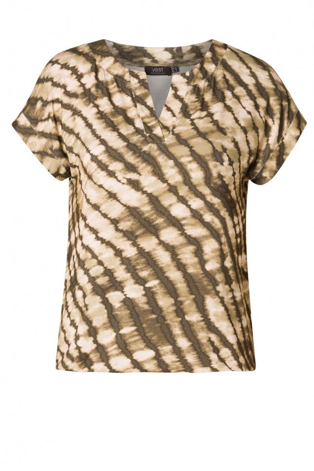 Gozina Essential - Jersey Top in an all-over print-TOP-Yest-Urbanheer