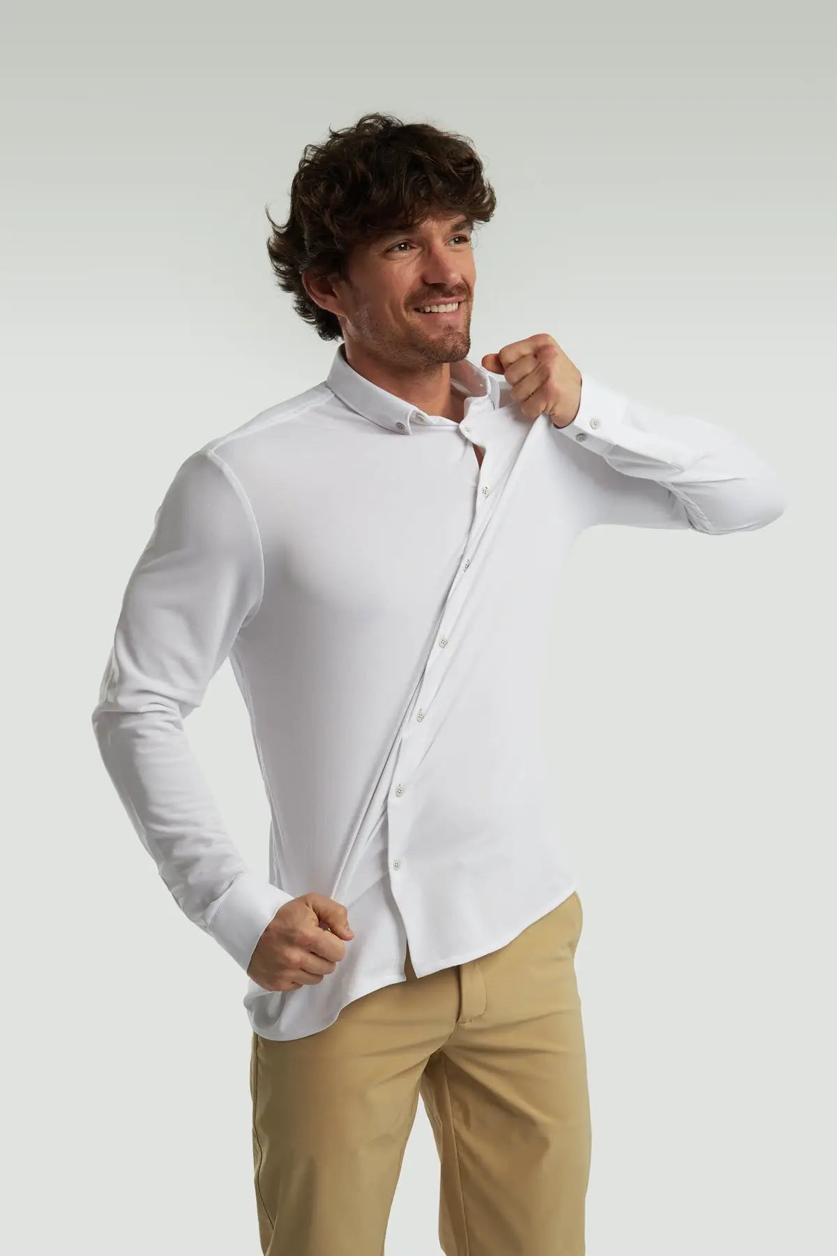 White Casual Shirt-Clothing - Men-Sepiia-S-Urbanheer