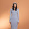 Ribbed Zip Up Maxi Dress w/ Hoodie-Hoodie-No Vacancy-S-Heather Grey-Urbanheer