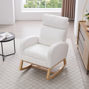015B-Teddy Fabric Leisure Rocking Chair,Nursery