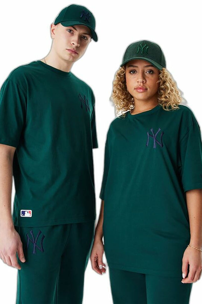 Men’s Short Sleeve T-Shirt New Era League Essentials New York Yankees Dark green-0