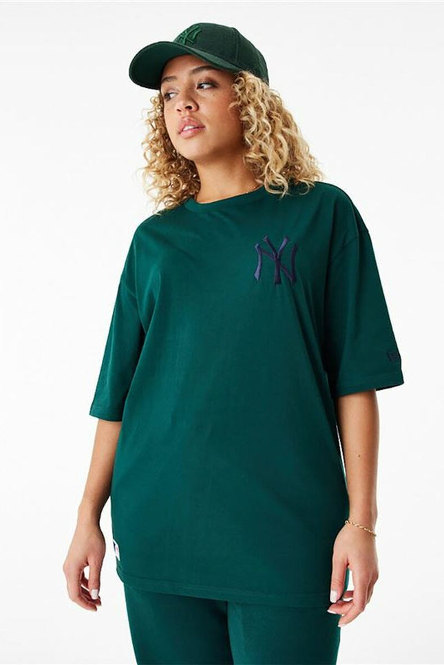 Men’s Short Sleeve T-Shirt New Era League Essentials New York Yankees Dark green-6