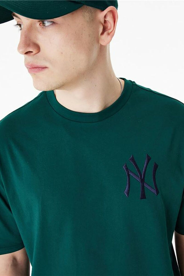 Men’s Short Sleeve T-Shirt New Era League Essentials New York Yankees Dark green-5