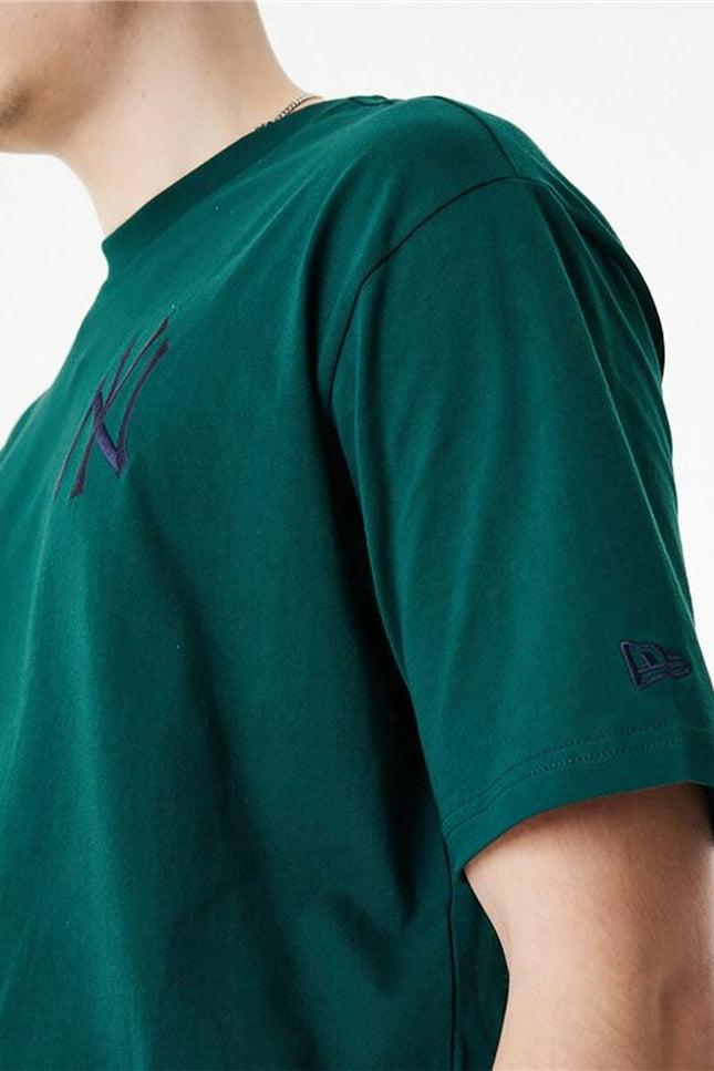 Men’s Short Sleeve T-Shirt New Era League Essentials New York Yankees Dark green-4