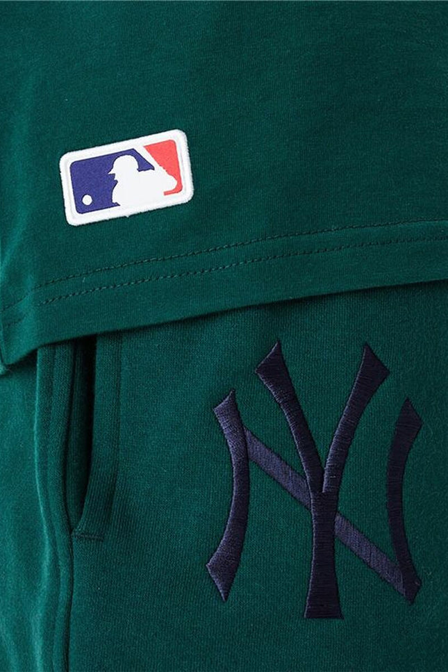 Men’s Short Sleeve T-Shirt New Era League Essentials New York Yankees Dark green-3