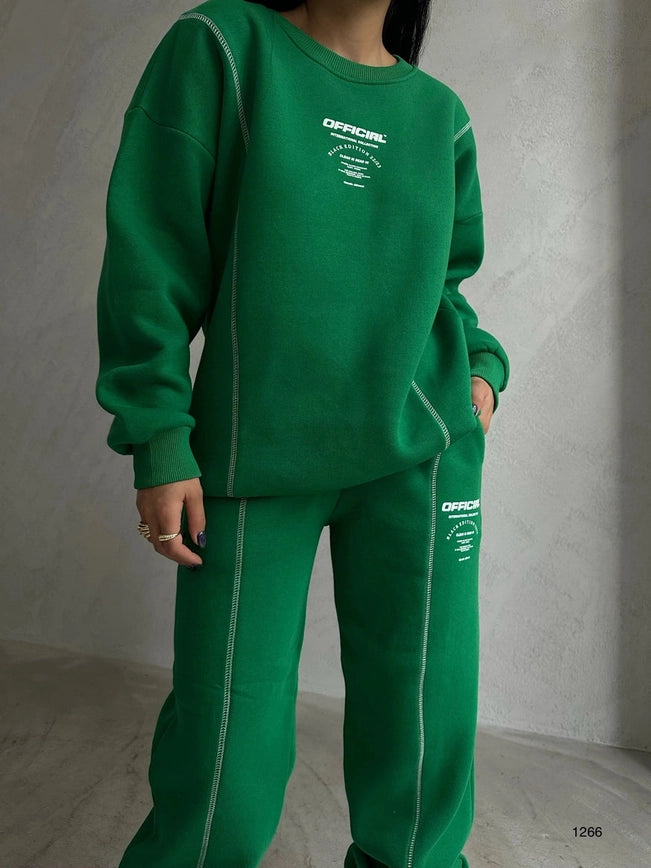 Green Tracksuit-Tracksuits-Blak Wardrob-S-Urbanheer