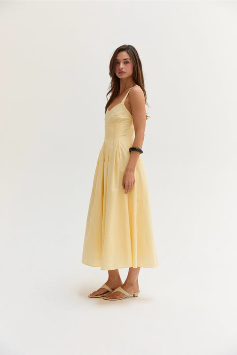 Valerie Bustier Fit and Flare Dress