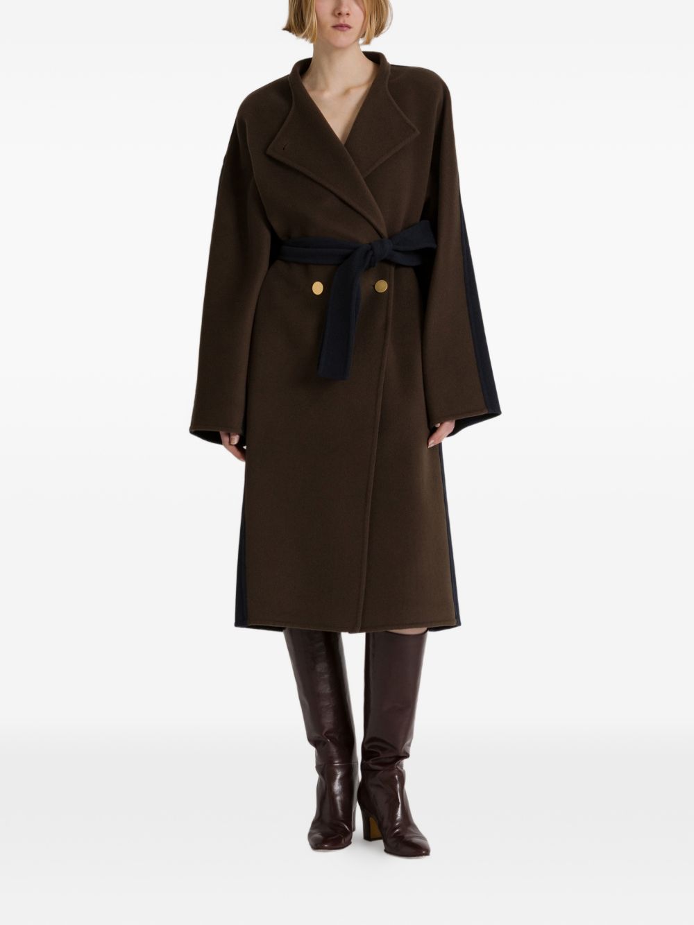 032C Alberta Ferretti Coats DARK GREEN