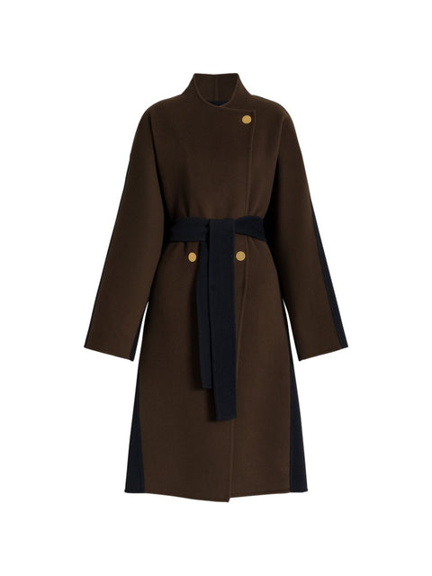 032C Alberta Ferretti Coats DARK GREEN