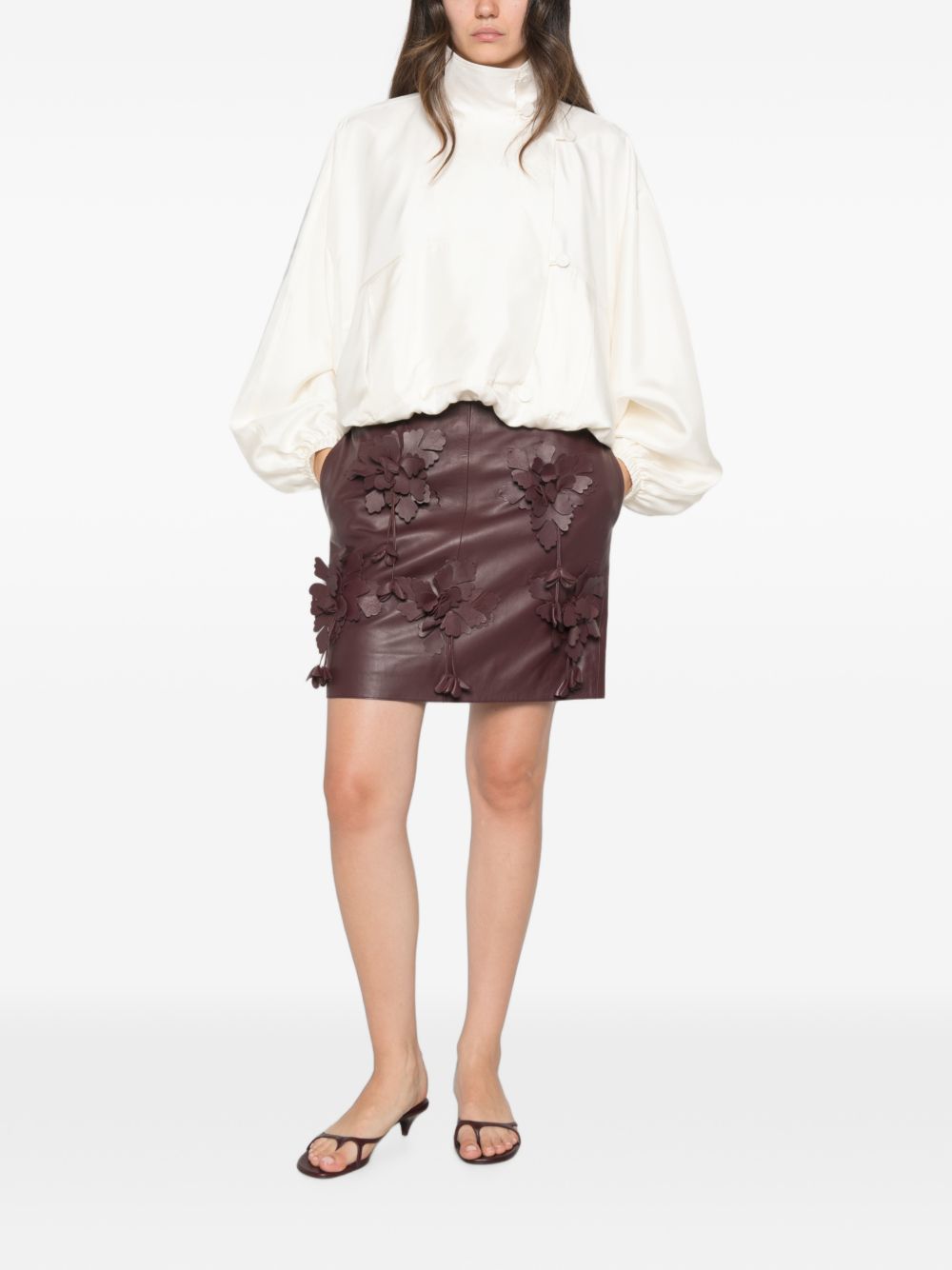 032C Alberta Ferretti Skirts BROWN