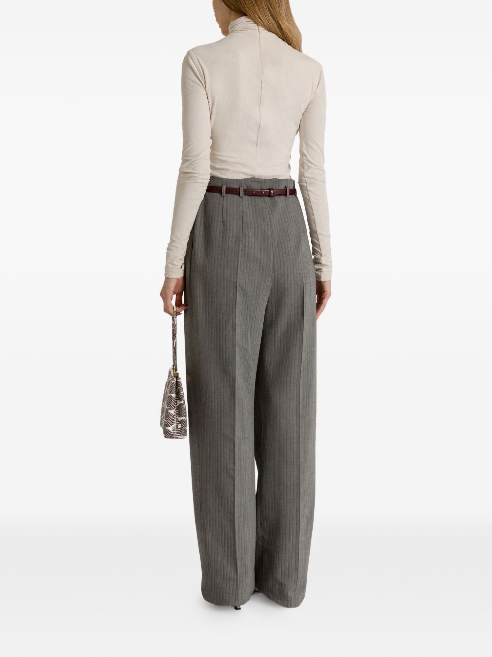 032C Alberta Ferretti Trousers GREY