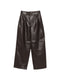 032C Jeva faux leather trousers