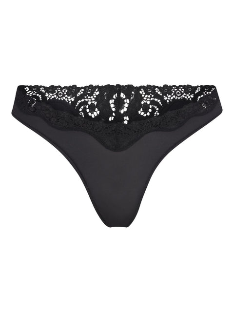 032C Laced thong briefs