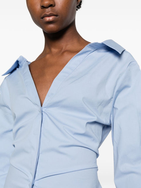 032C THE FRANKIE SHOP Shirts LIGHT BLUE
