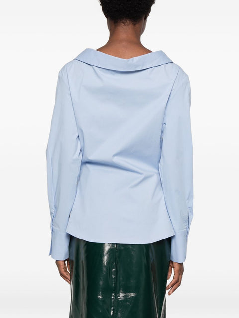 032C THE FRANKIE SHOP Shirts LIGHT BLUE