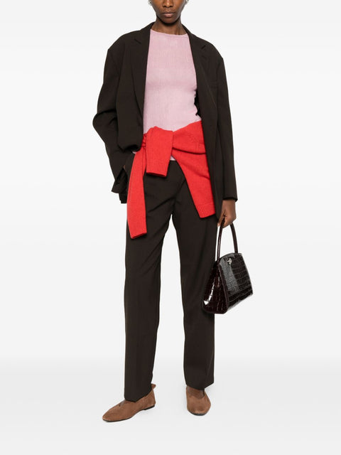 032C THE FRANKIE SHOP Trousers BROWN