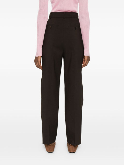 032C THE FRANKIE SHOP Trousers BROWN