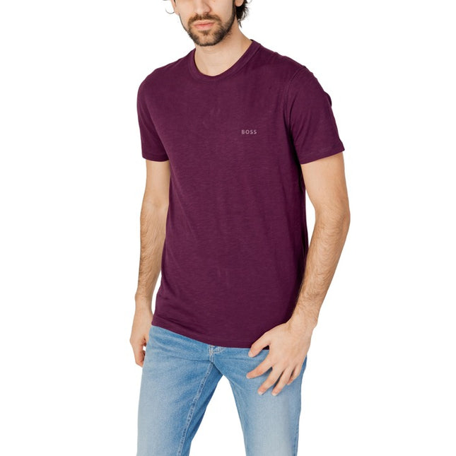 Boss Men T-Shirt-Clothing T-shirts-Boss-purple-S-Urbanheer