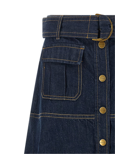 Zimmermann Denim Skirt