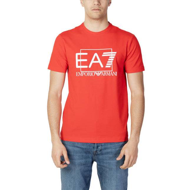 Ea7 Men T-Shirt-Clothing T-shirts-Ea7-red-L-Urbanheer