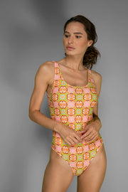 Multicolour Cheeky Fit Retro 60S Pastel Scoop-Neck Swimsuit-Nuvula-XS-Urbanheer
