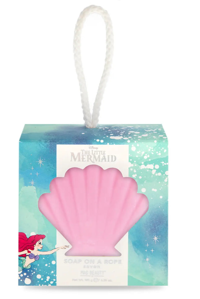 Mad Beauty Little Mermaid Shell Soap On A Rope-Mad Beauty-Urbanheer