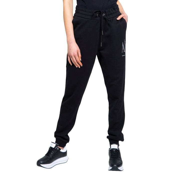 Armani Exchange Women Trousers-Armani Exchange-black-XS-Urbanheer