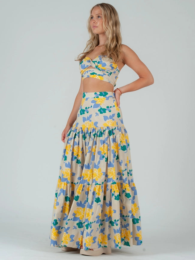 IRINA Floral Crop Top-Rice-TOP-Lucca Couture-XS-Urbanheer