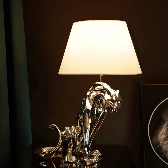Jaguar Led Table Lamp-Home | Garden > Decoration and Lighting > Lamps-EP Design Lab-Silver-Urbanheer