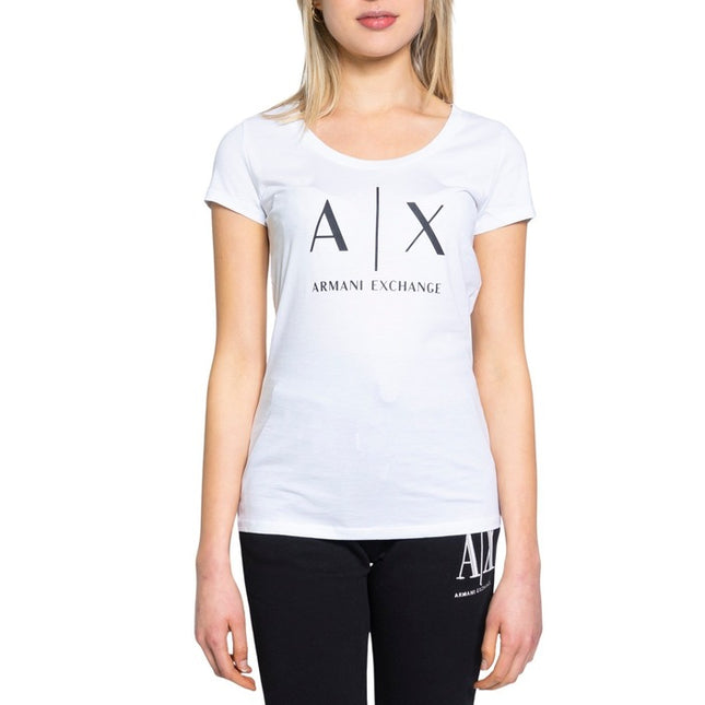 Armani Exchange Women T-Shirt-Clothing T-shirts-Armani Exchange-white-L-Urbanheer