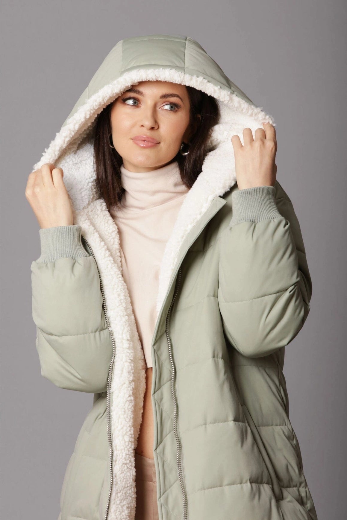 Faux Fur Lined Puffer Coat Urbanheer